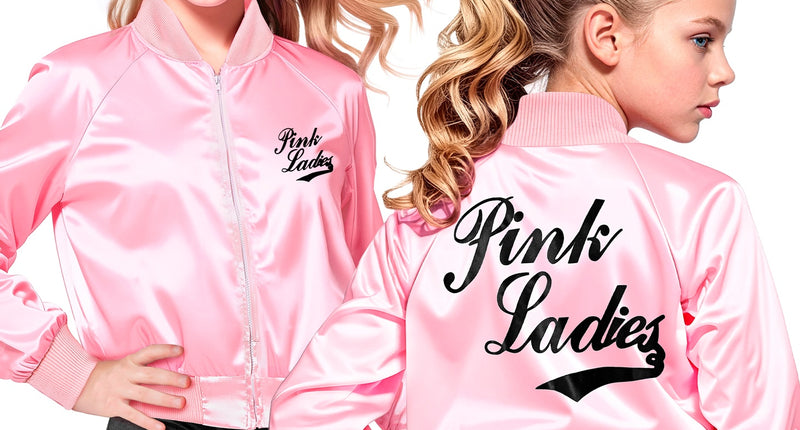 Jaren 50 lady voor meisjes vooraanzicht – verkleedkleding