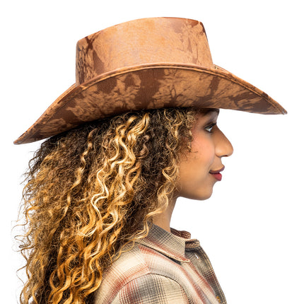 Cowboyhoed Bloom bloemen zijkant