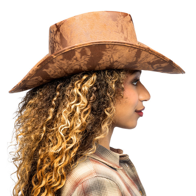 Cowboyhoed Bloom bloemen zijkant