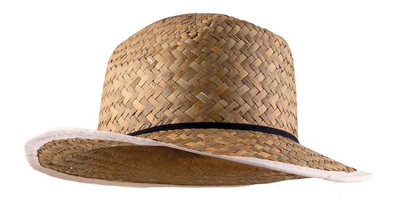 Chapeau de cowboy en paille pour adultes