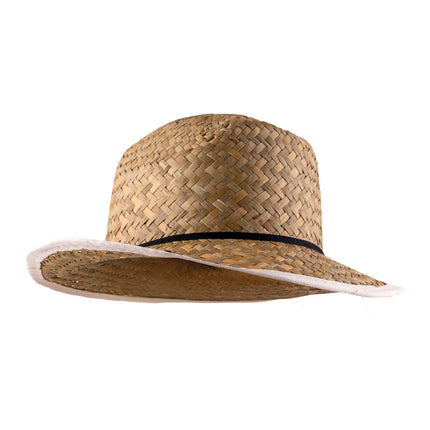 Chapeau de cowboy en paille pour adultes