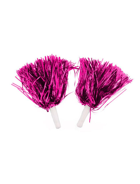 Pompons en métal doré ou argenté