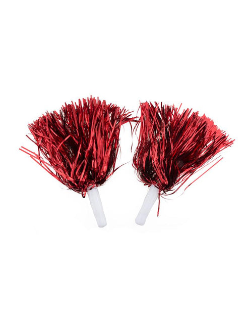 Pompons en métal doré ou argenté