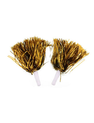 Pompons en métal doré ou argenté