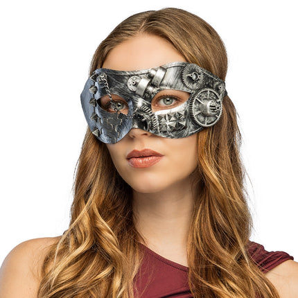 Oogmasker Steamgear Zilver — foto 3