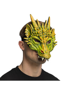 Foam halfmasker Draak middeleeuws fantasy