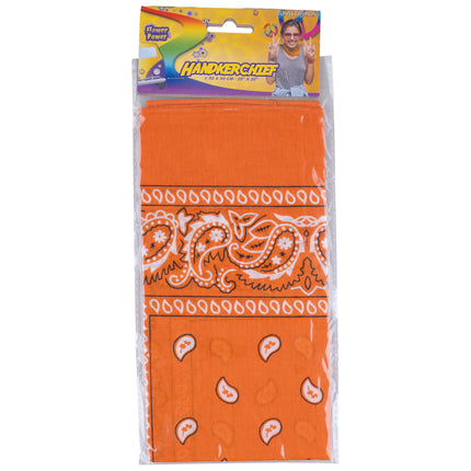 Zakdoek oranje 50 x 50 cm — foto 3