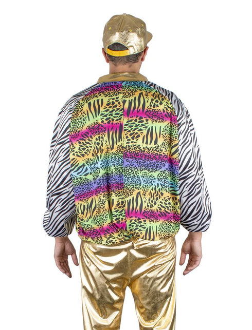 Fout disco jasje Urban stofdetail – verkleedkostuum