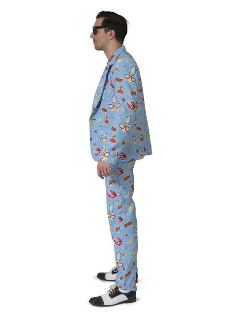 Vrijgezellen feest pak Christian zijaanzicht – verkleedkleding