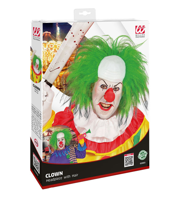 Horrorclown pruik groen — foto 2