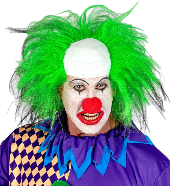 Horrorclown pruik groen — foto 4