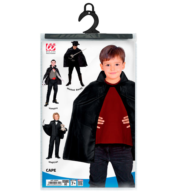 Zwarte kindercape 60cm — foto 2