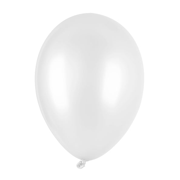 Metallic witte ballonnen