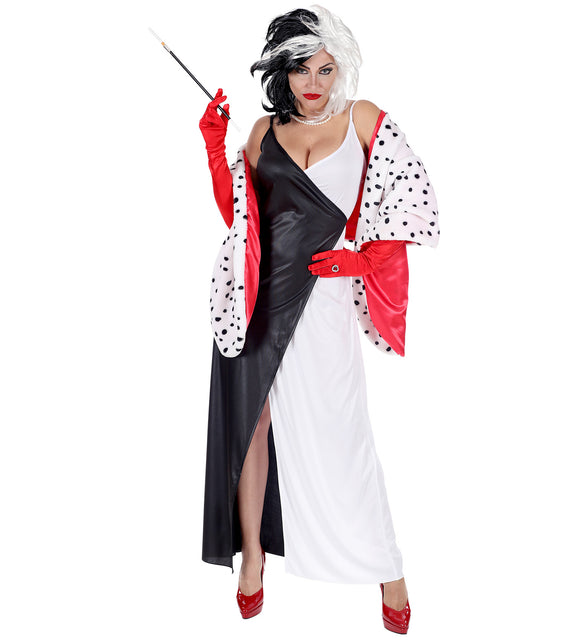 Cruella kostuum voor dames