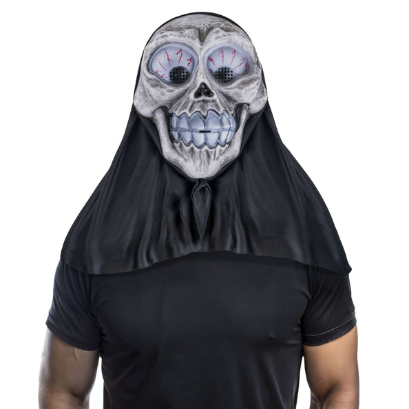 Skelet masker met kap