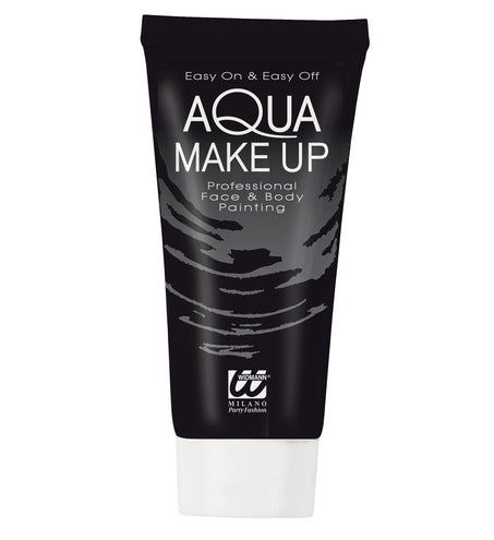 Tube met zwarte aqua schmink