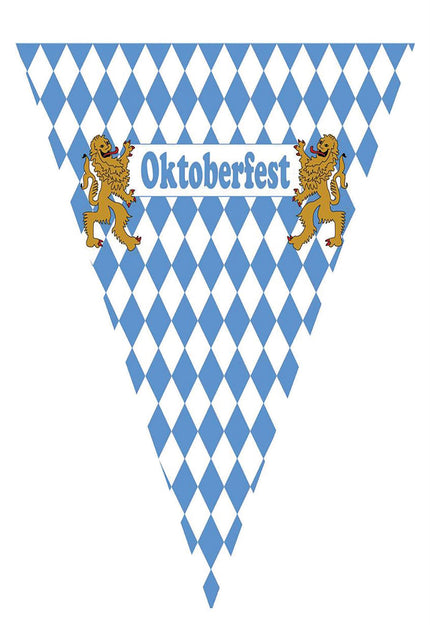 Oktoberfeest vlaggenlijntjes lengte 5 meter
