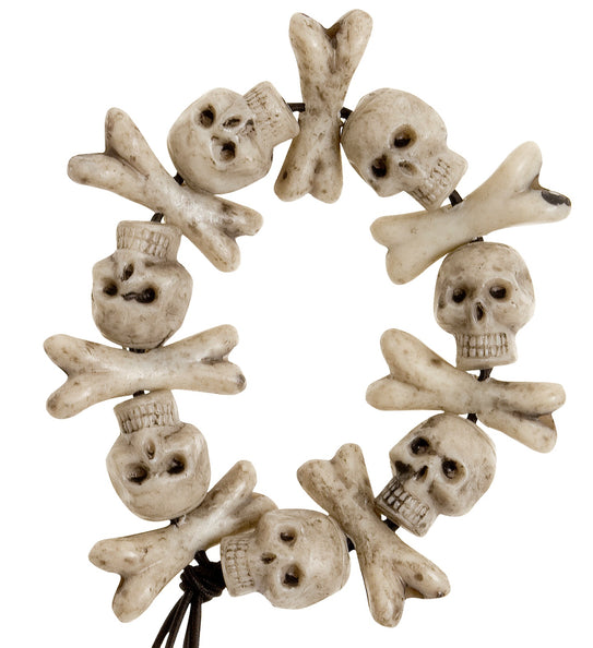 Zombie armband schedels en botten