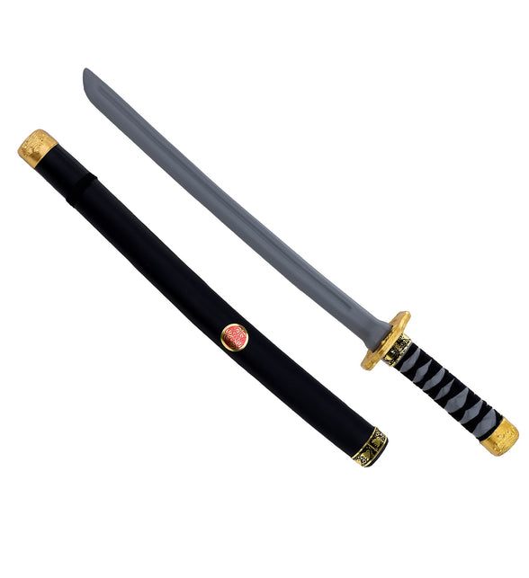 Ninja zwaard in schede zwart