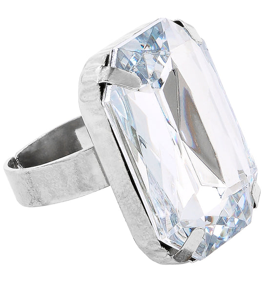 Ring met nep diamant