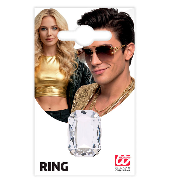 Ring met nep diamant — foto 3