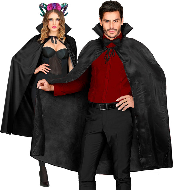 Zwart cape halloween