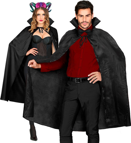 Zwart cape halloween