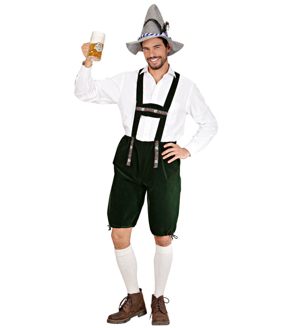 Tiroler broek lederhose groen