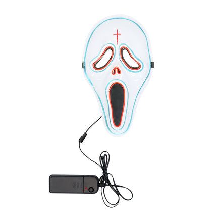 LED masker Spook wit licht