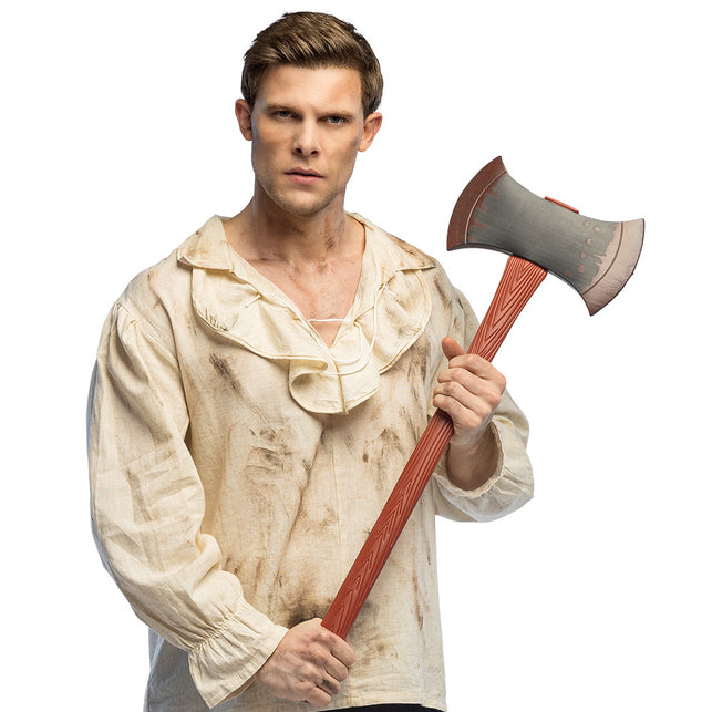Bijl Warblade 78 cm middeleeuws viking Halloween