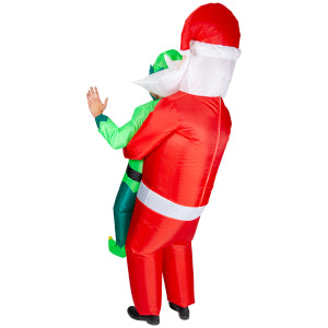 Opblaasbare gedragen door Kerstman/Elf — foto 2
