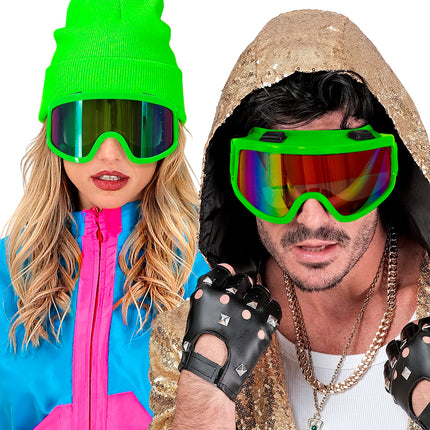 Skibril neon groen — foto 3