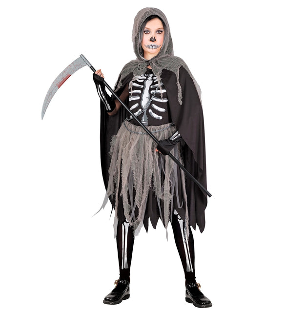 Grimreaper kostuum voor kinderen Skelety