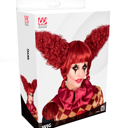 Killer clown pruik rood — foto 2