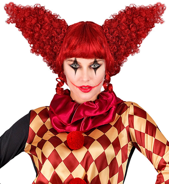 Killer clown pruik rood — foto 3