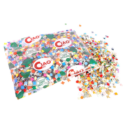 Zak confetti Party multikleur papier