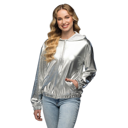Jasje Rave metallic zilver
