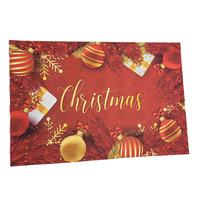 Christmas deurmat detail