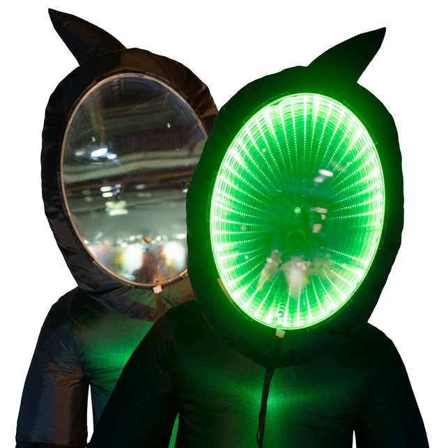 Opblaasbaar spook LED detail