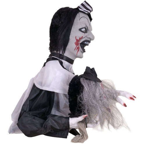 Halloween tafelclown 55 cm sfeerbeeld