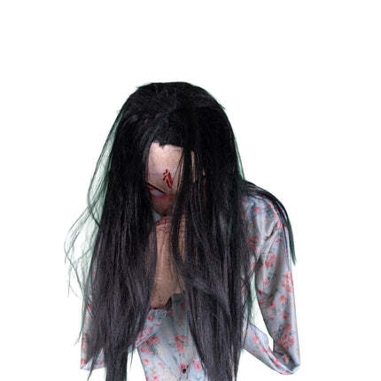 Bewegende Halloween prop zombiemeisje