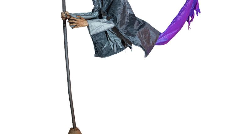 Vliegende heks Willa 310 cm Halloween
