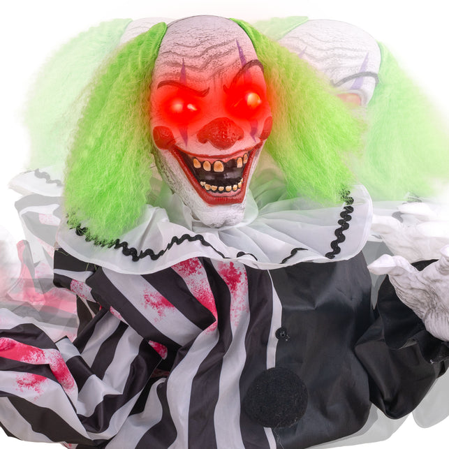 Tafelclown van opzij