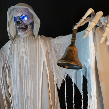 Levensgroot Halloween skelet sfeerbeeld