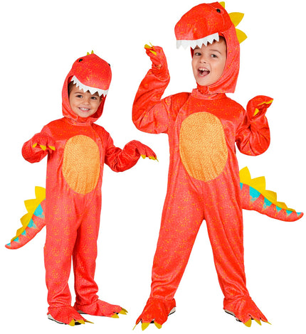 Dinosaurus jumpsuit voor jongens vooraanzicht – kostuums