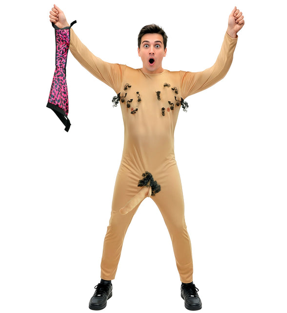 Gemene stripper jumpsuit met underpants voor heren sfeerbeeld – kostuums