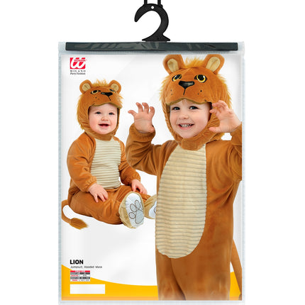 Leeuw jumpsuit voor jongens totaalbeeld – kostuums