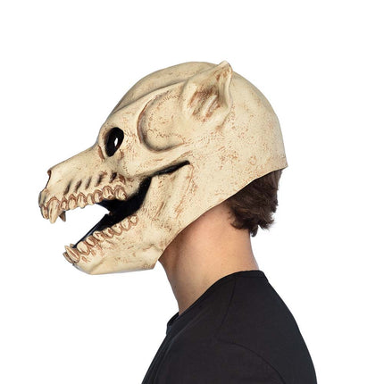 Latex hoofdmasker Hondenschedel — foto 3