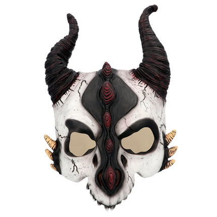 Latex halfmasker Drakenschedel — foto 2