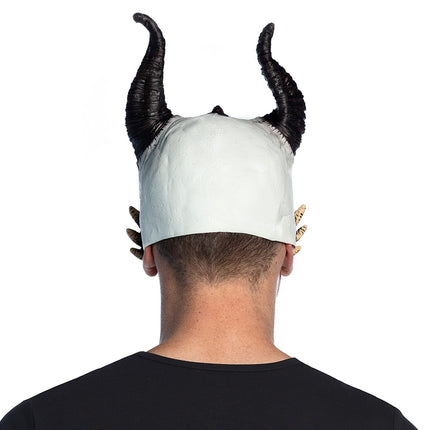 Latex halfmasker Drakenschedel — foto 4